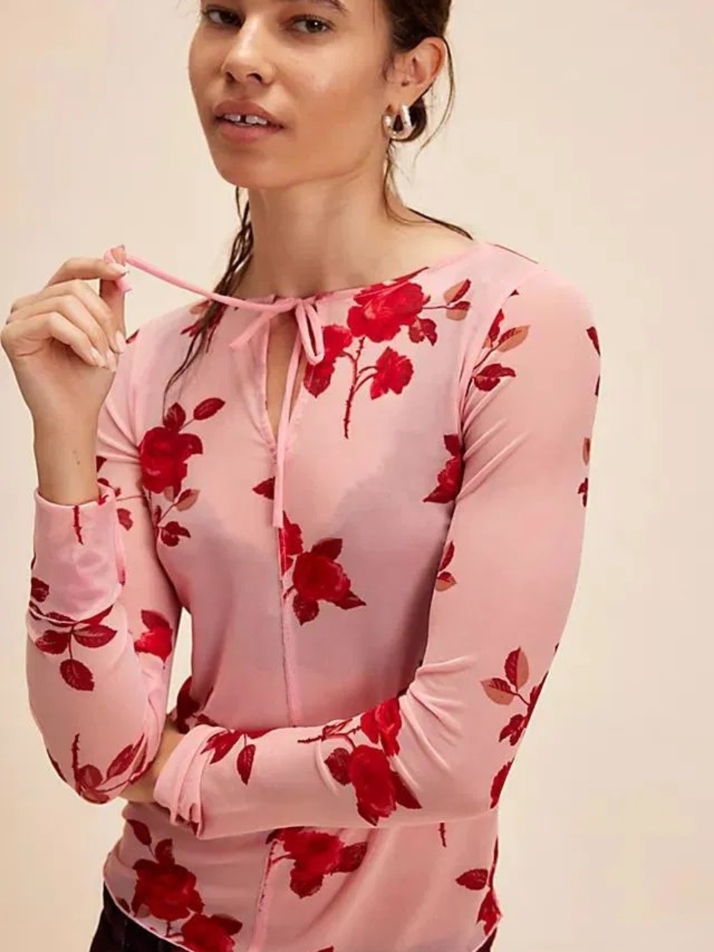 NWT! Free People Tried And True Long Sleeve Top
